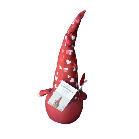 NWT Kirkton House Valentines Day Gnome Decoration With Red Heart Lollypop 20" - Picture 3 of 4